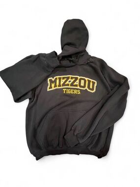 Mizzou Tigers Men's Black Hooded Sweatshirt